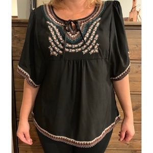 Peasant style blouse